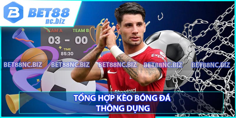 Tổng hợp kèo bóng đá thông dụng